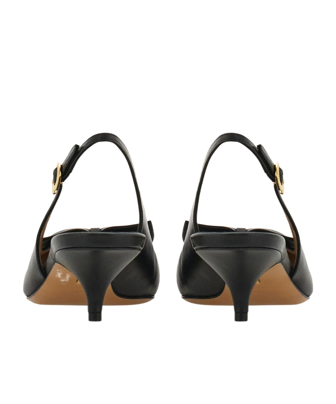Ferragamo Soft Bow Slingback Pump In Black