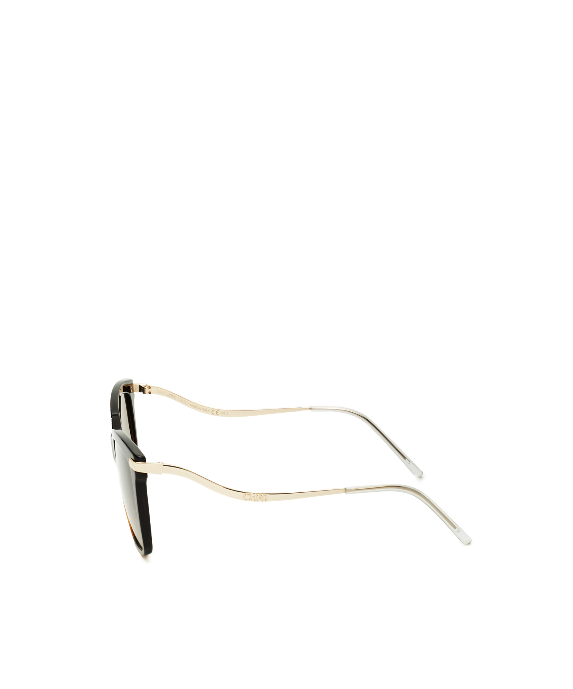 Jimmy Choo Eyewear Steff Cat-eye Frame Sunglasses In Nude