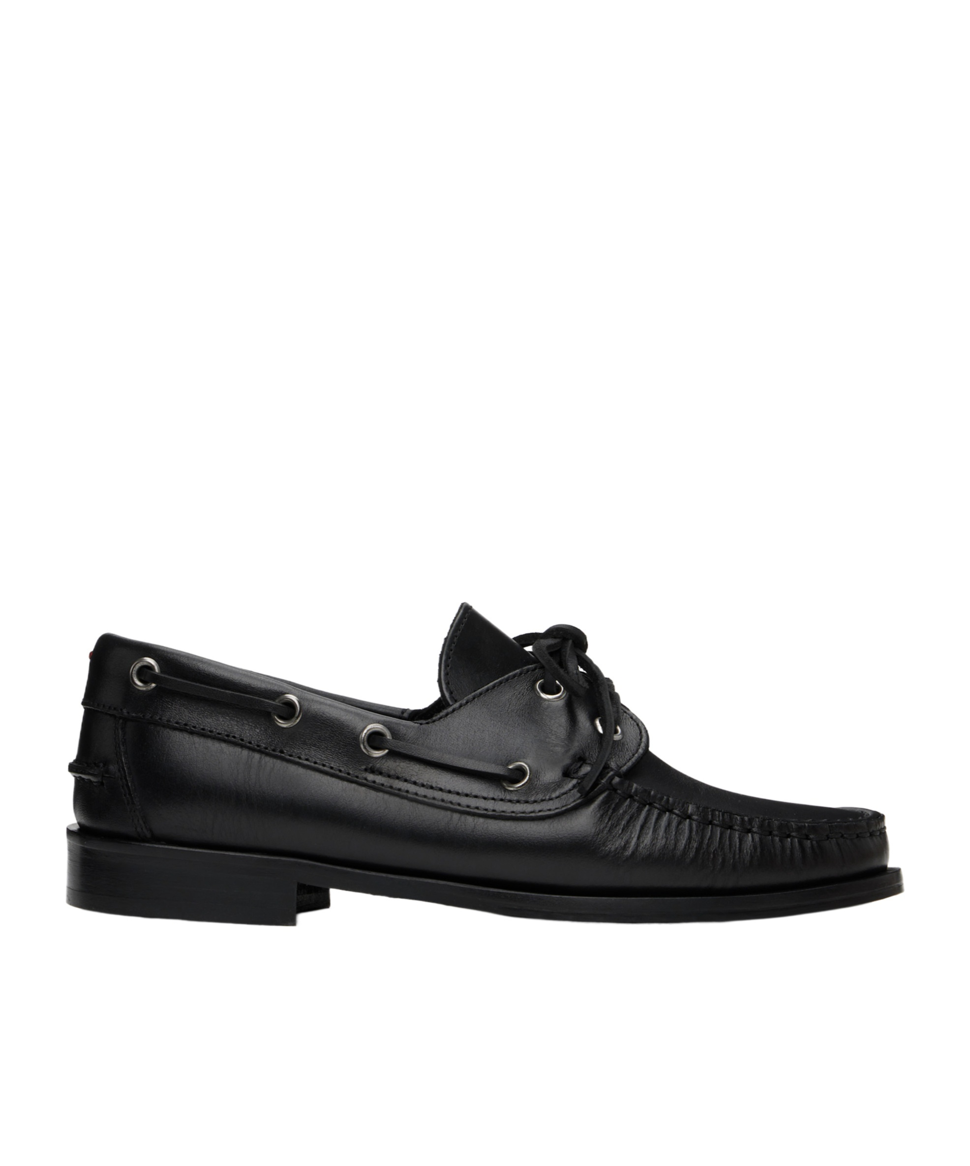 Aeyde Pleated Loafers In Black