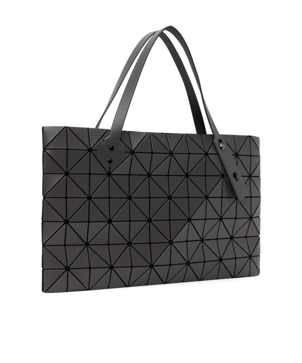 Bao Bao Issey Miyake Gray Large Rock Matte Tote In Black