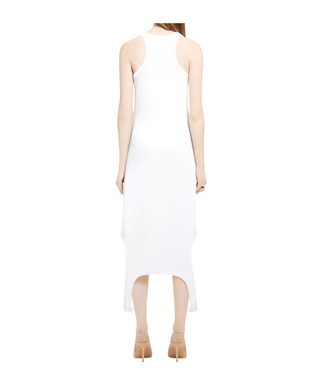 Courrèges Reversed Dress In White