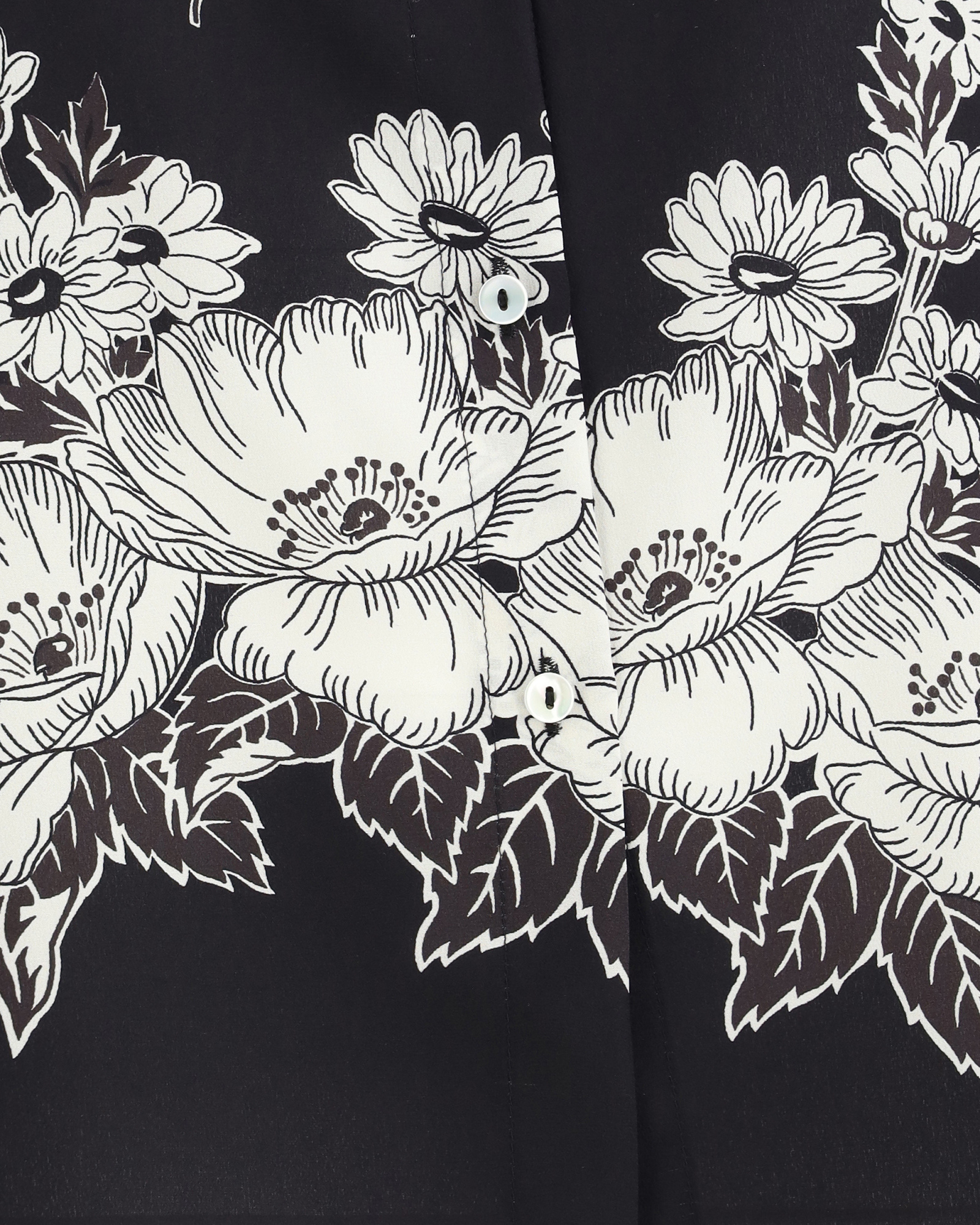 P.a.r.o.s.h P. A.r. O.s. H. Asymmetric Floral Print Shirt