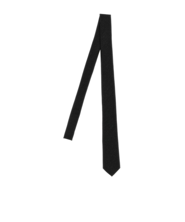 Saint Laurent Lignes Tie In Black