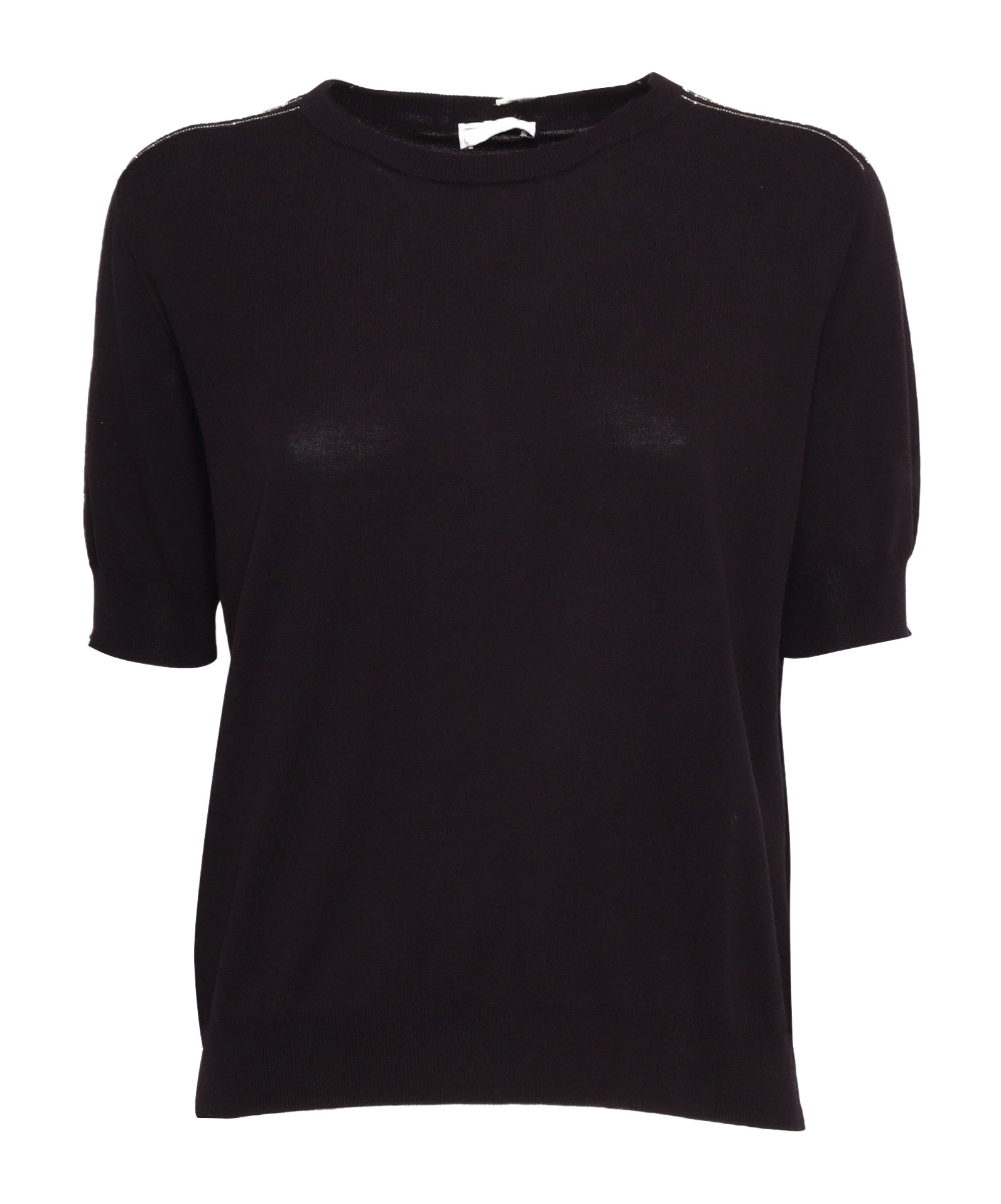 Peserico Cotton T-shirt In Black