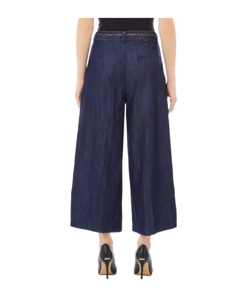 Liu •jo Wide Leg Jeans In Black