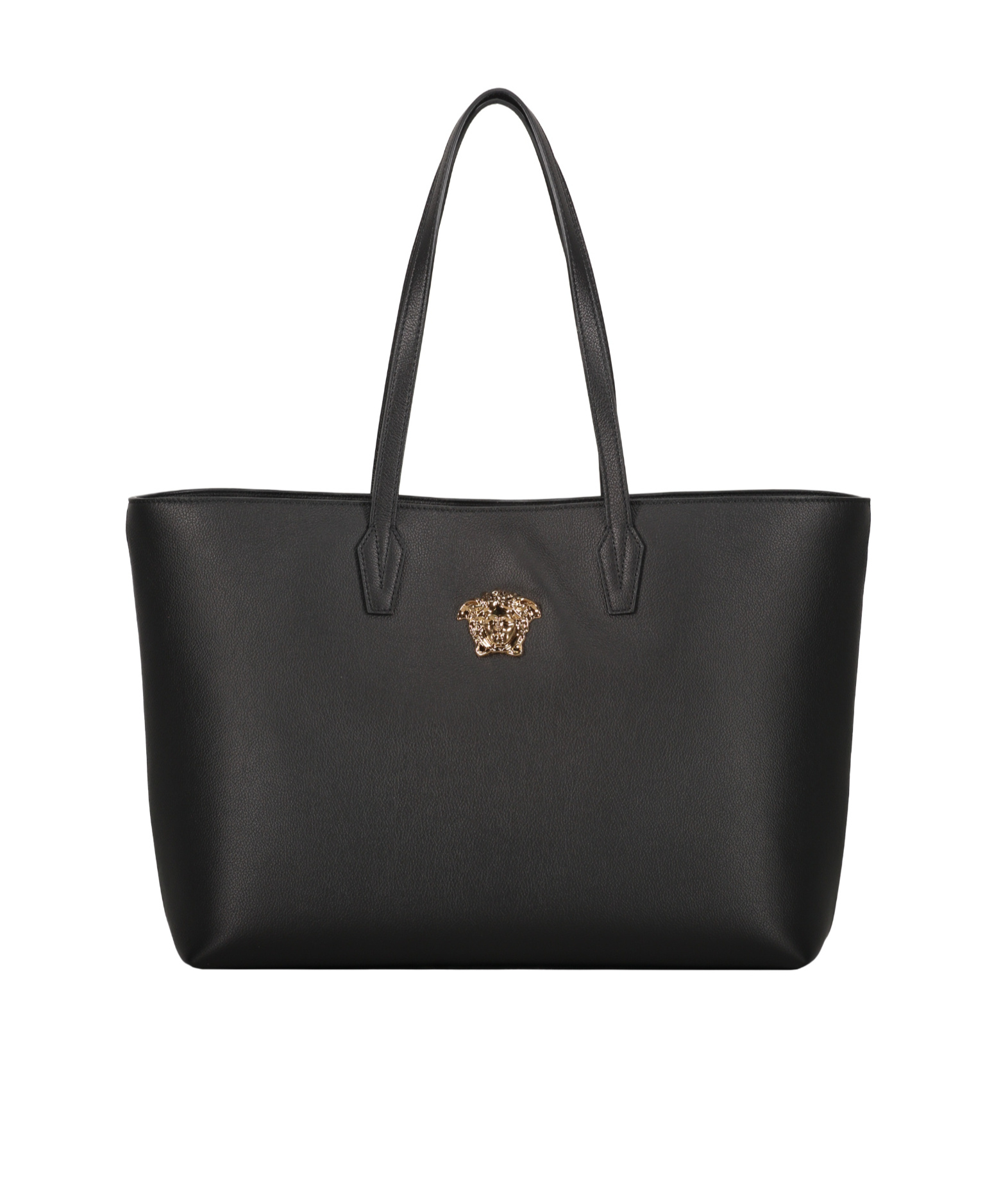 Versace La Medusa Tote Bag In Black