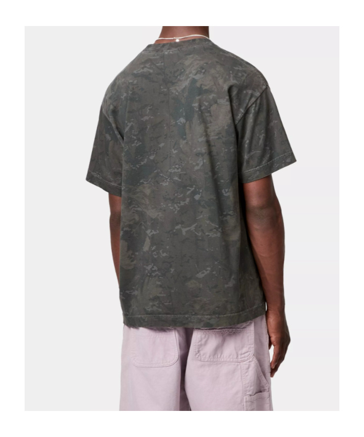 Carhartt S/s Camo Combi T-shirt In Brown