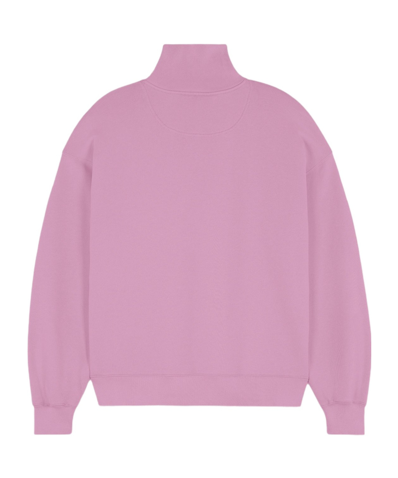 Shop Maison Kitsuné Fox-appliqué Half-zip Sweatshirt In Pink