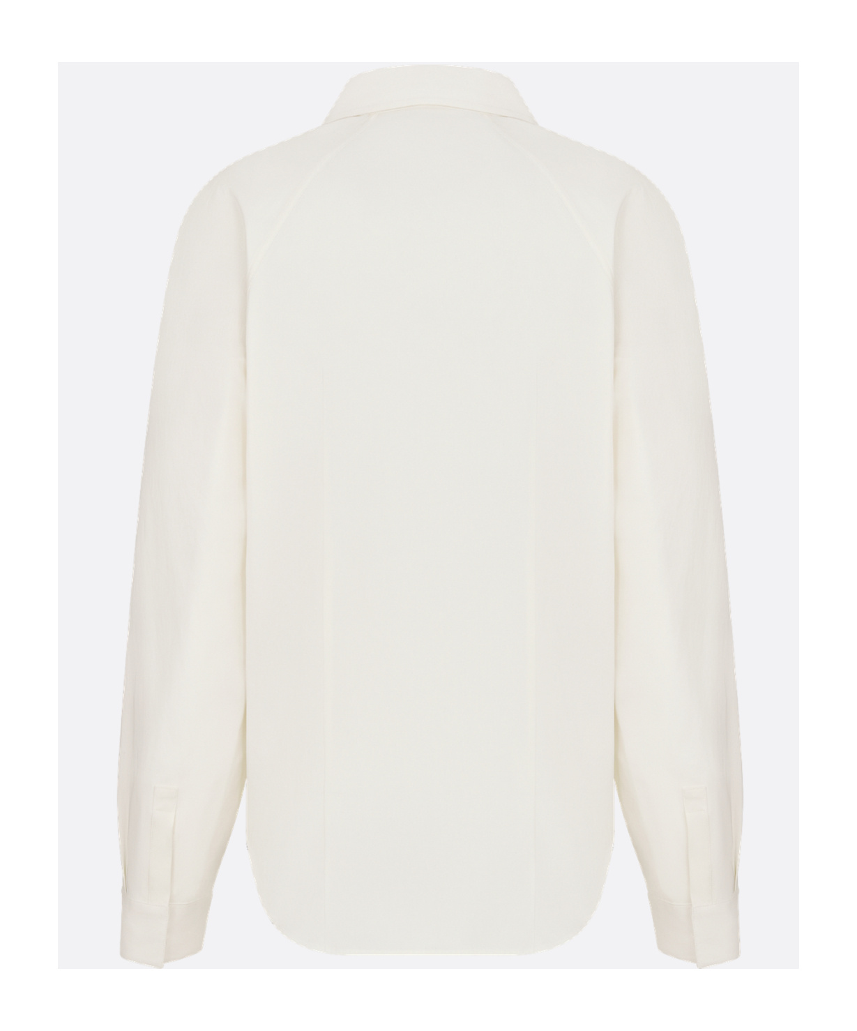 Dior Zippered Shirt In White