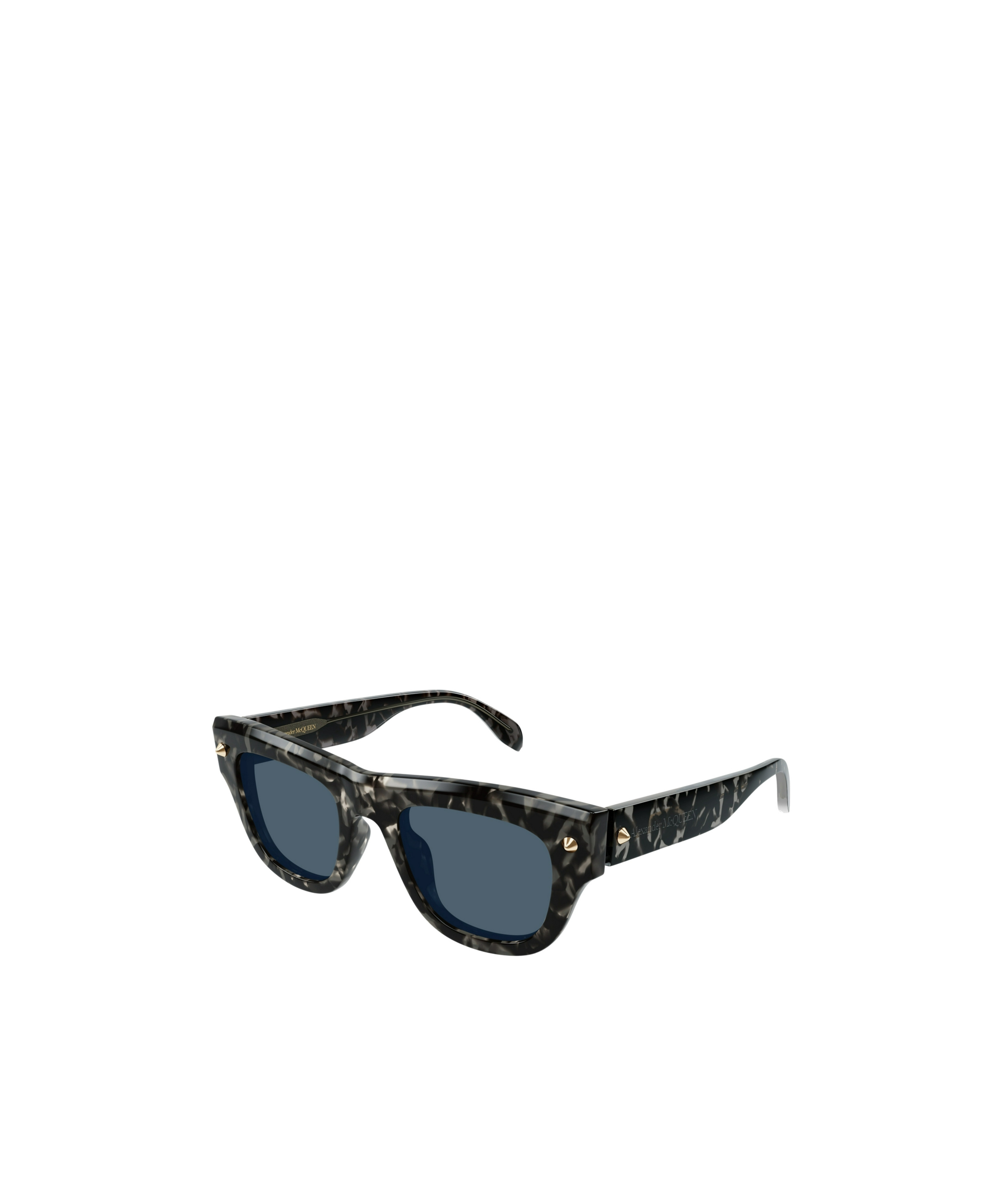 Alexander Mcqueen Am 0449s Square-frame Sunglasses In Black