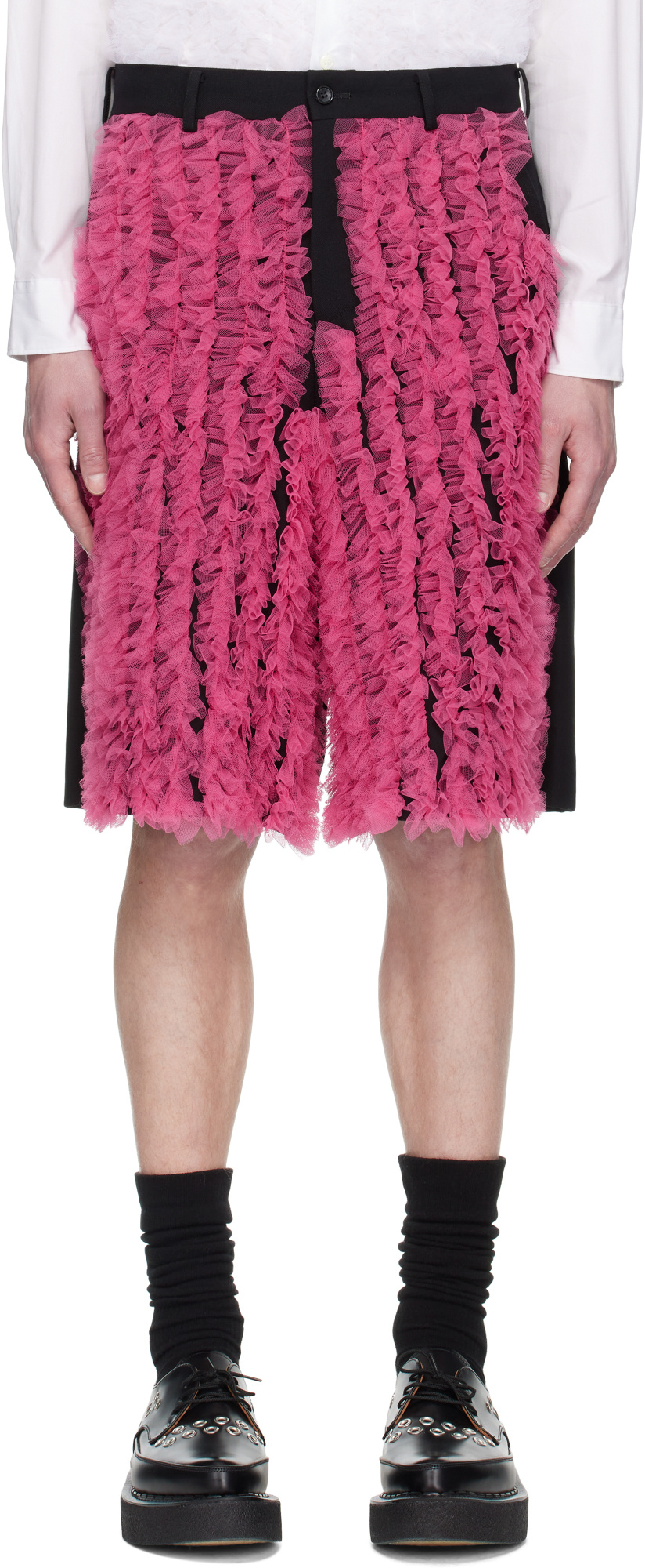 Comme Des Garçons Belt Loop Shorts