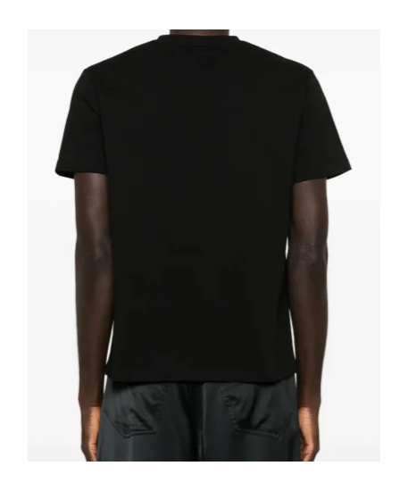 Saint Laurent Regular Fit Crew Neck Short Sleeve T-shirt In Black