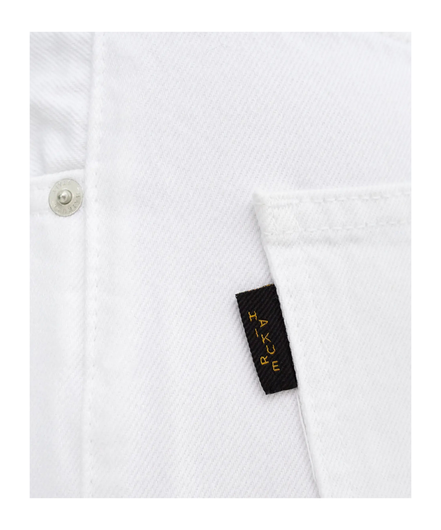 Haikure Belt-loop Jeans In White