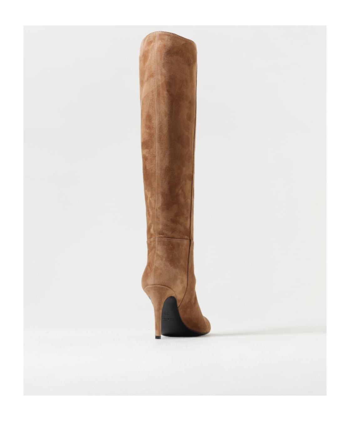 Shop Via Roma 15 Stiletto Boots In Brown