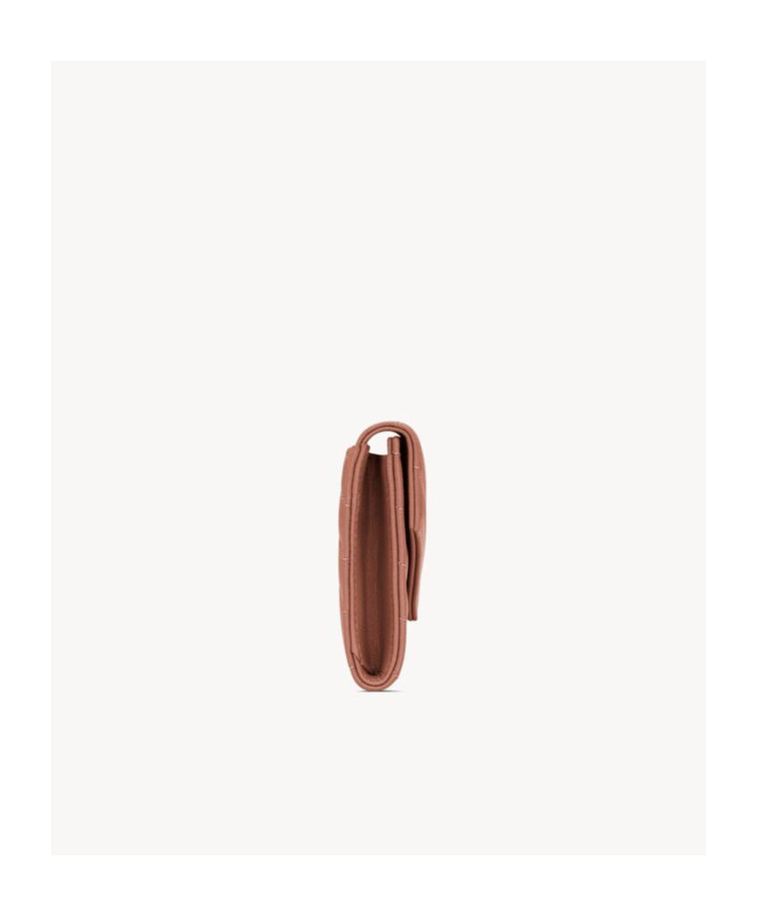 Saint Laurent Cassandre Wallet In Pink