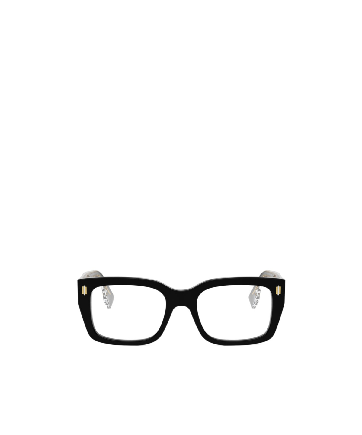 Fendi Eyewear Square Frame Glasses In Black