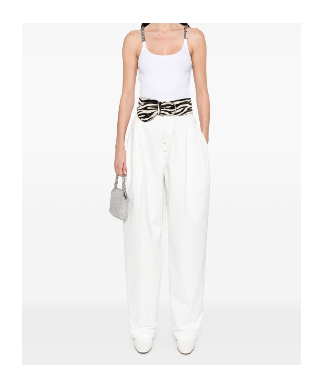 Stella Mccartney Ribbed Vest In White