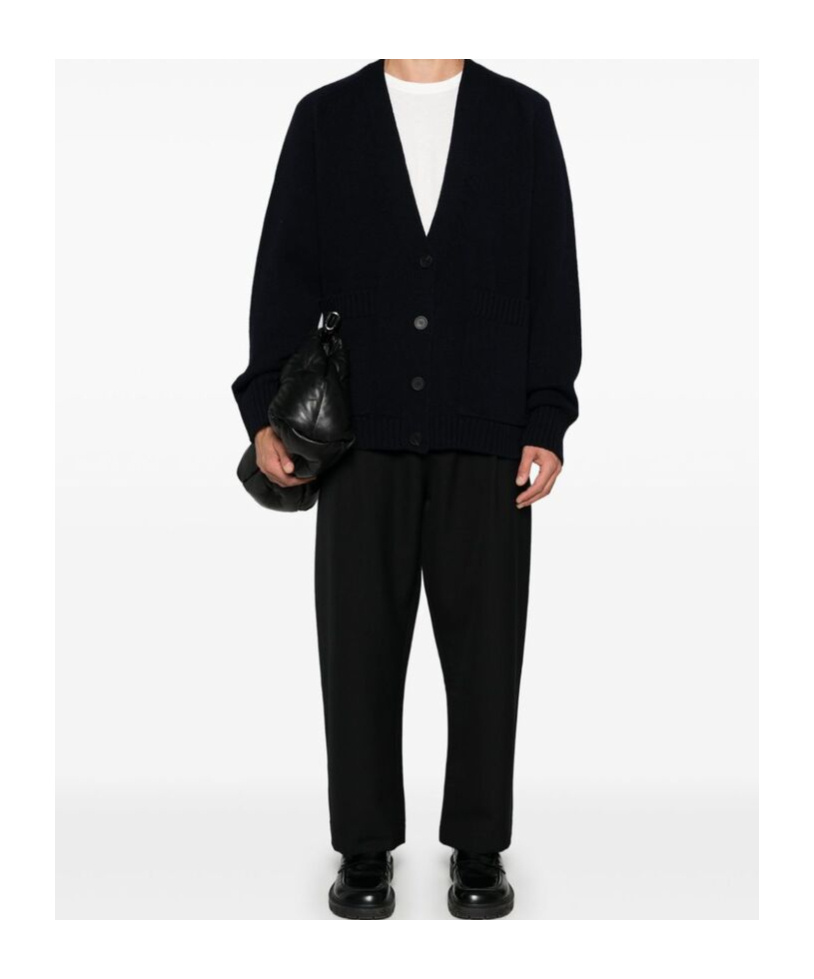 Studio Nicholson Belt-loop Casual Pants In Black