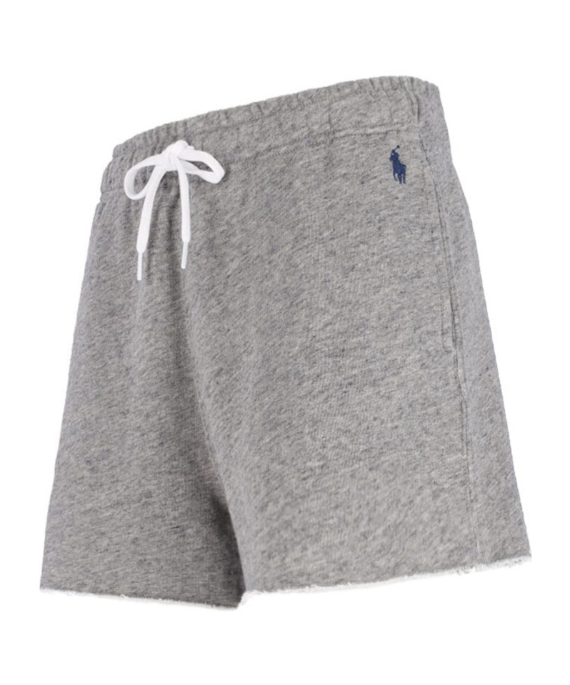 Polo Ralph Lauren Straight Shorts With Back Pocket And Elastic Waistband In Gray