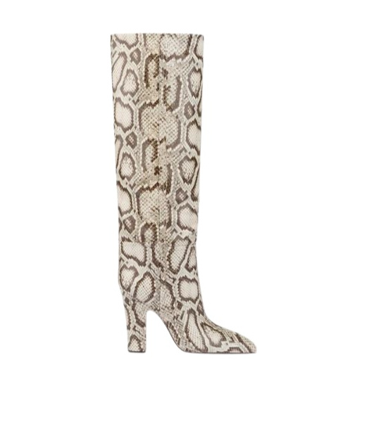 Paris Texas Chunky Heeled Boots In Brown