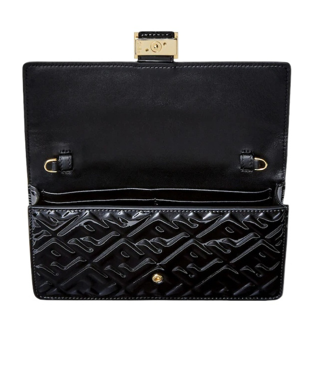 Fendi Wallet On Chain Baguette In Black