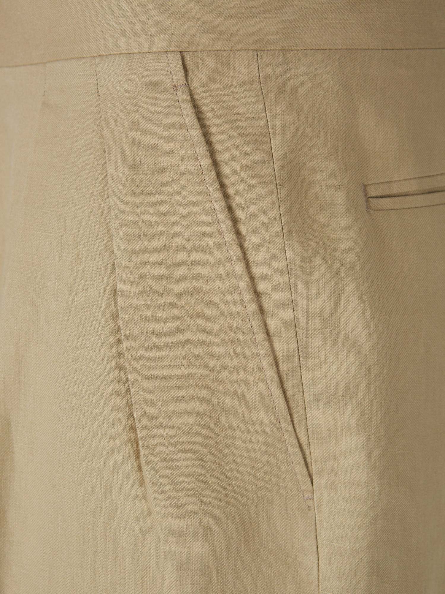 Canali Lapel Long-sleeved Suit Set In Nude