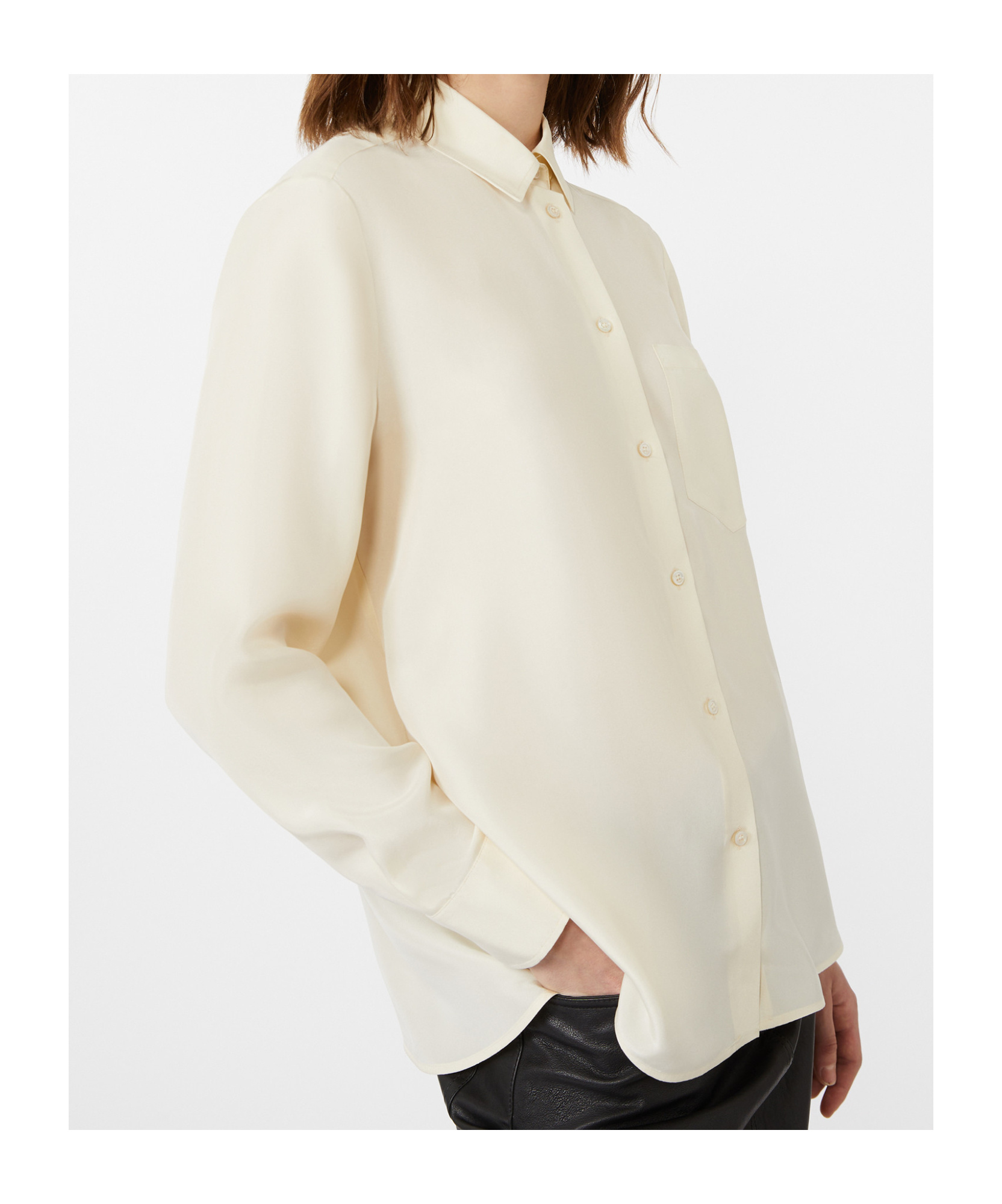 Weekend Max Mara Long Sleeve Shirt In Neutral