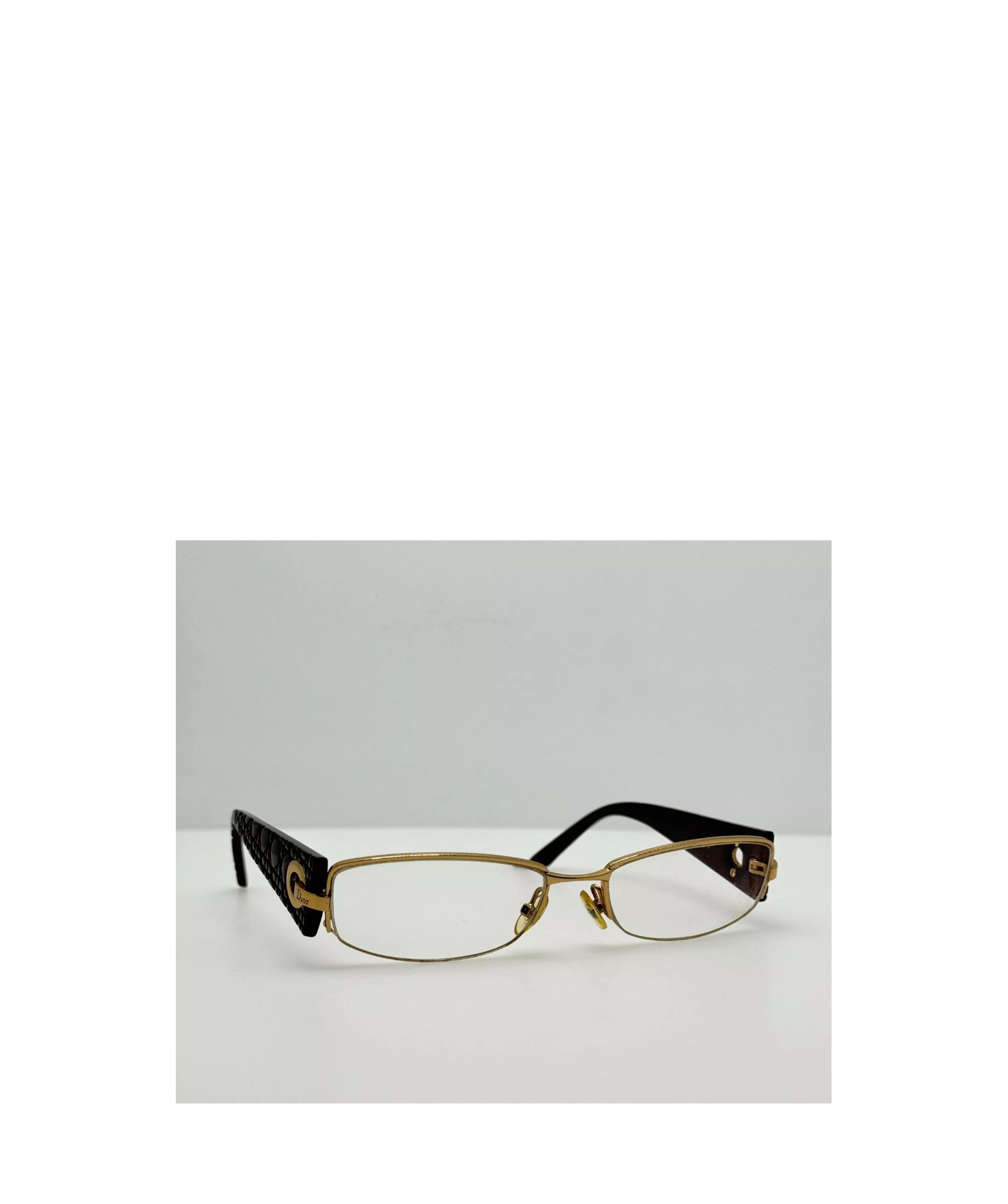 Dior Logo Flat Mirror In White