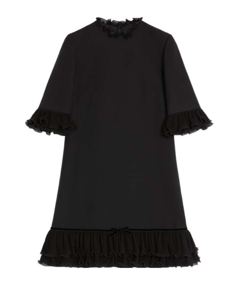 Valentino Crepe Couture Short Dress