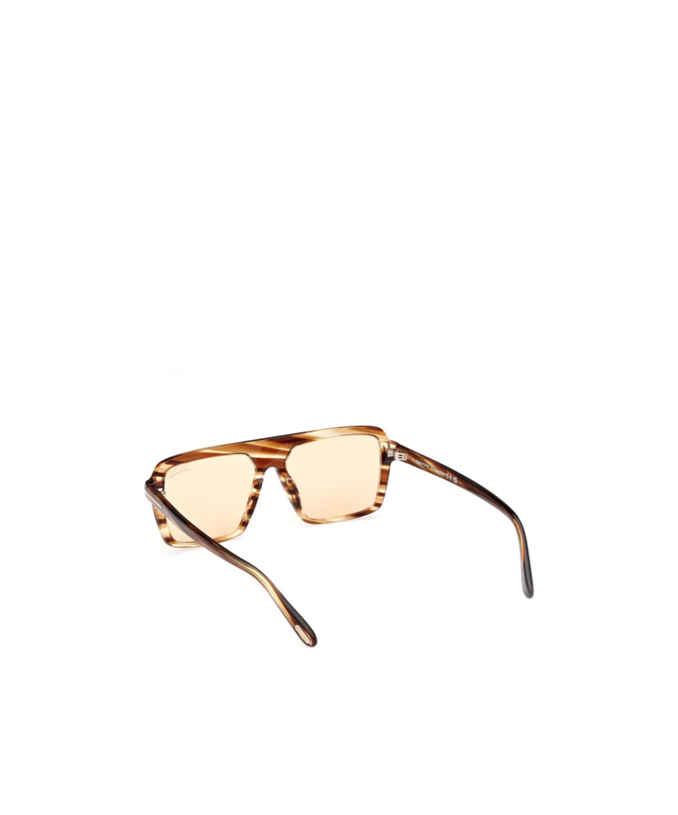 Tom Ford Eyewear Fausto Square Frame Sunglasses In Brown