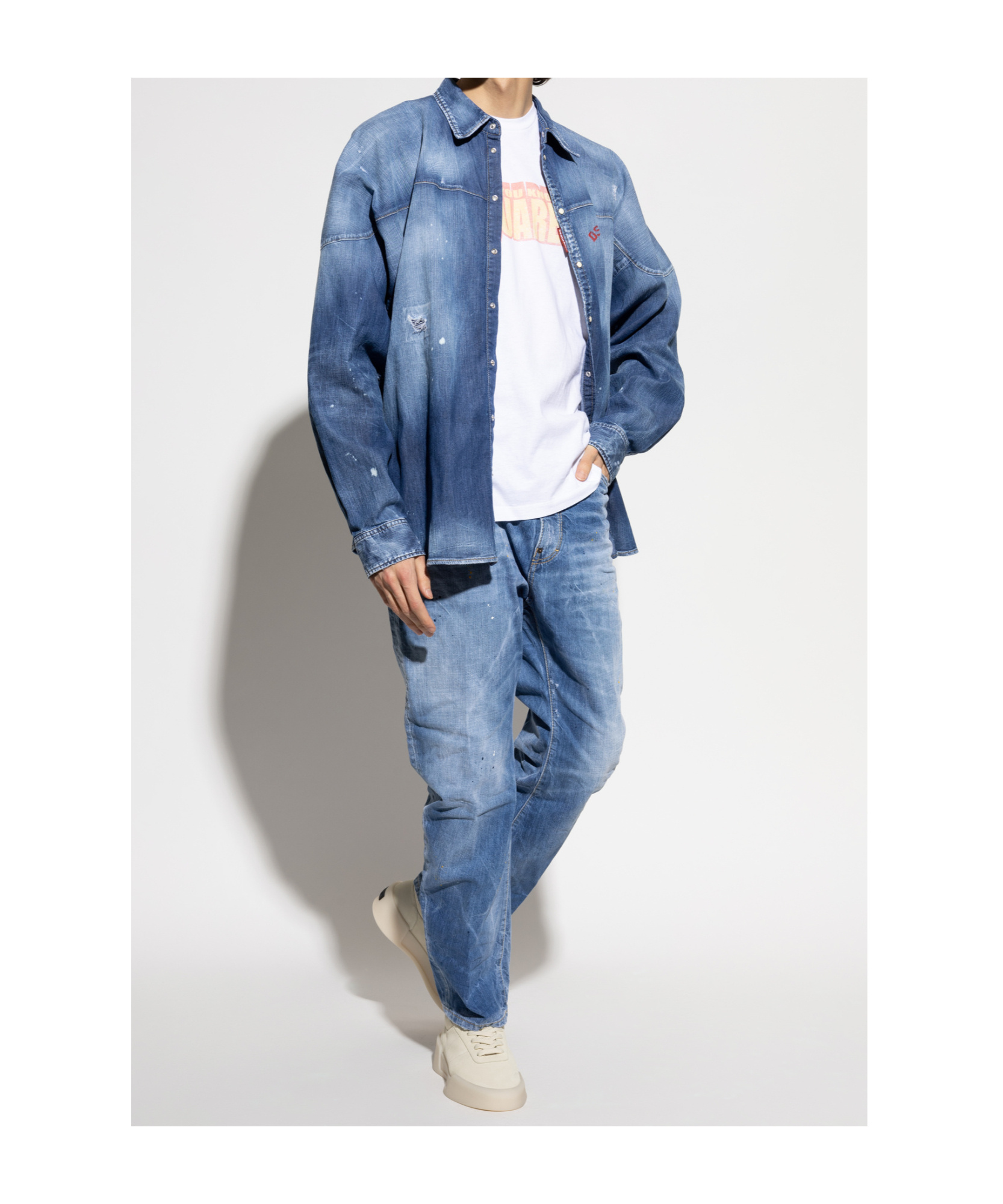 Shop Dsquared2 Straight-leg Jeans In Blue
