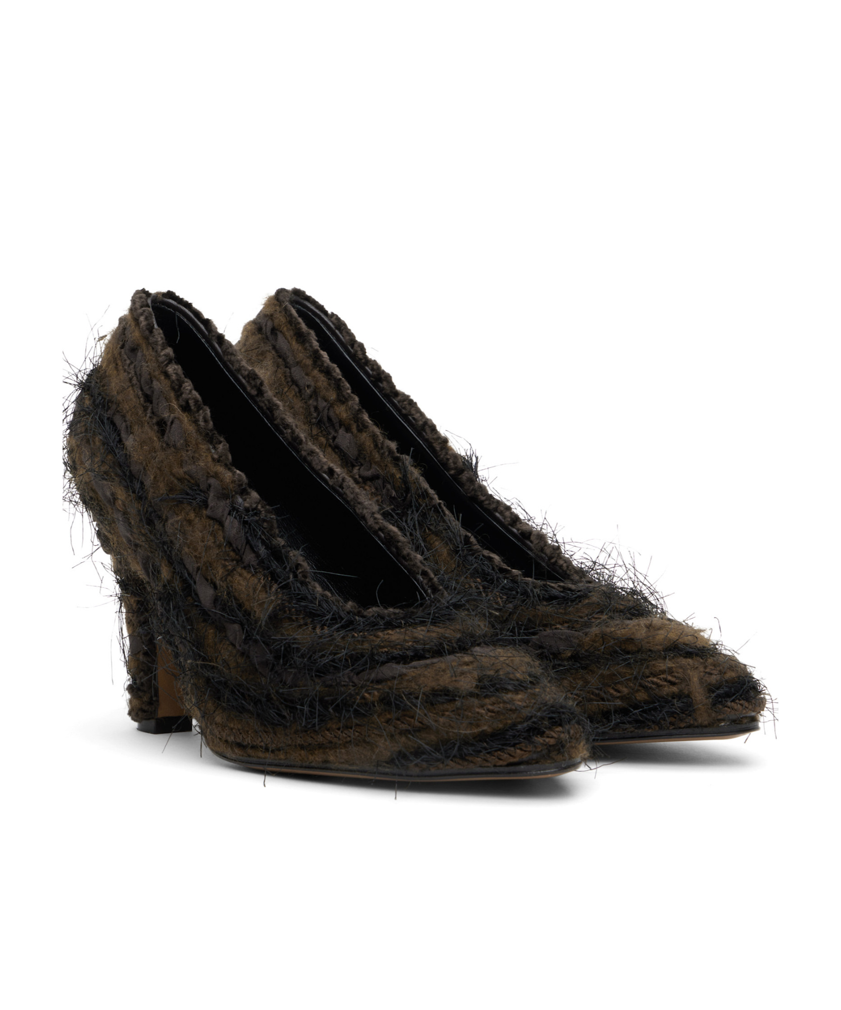 The Row Knitted Detail High Heels In Black