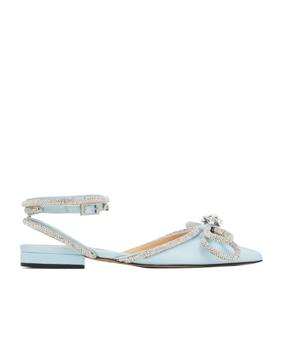 Mach&mach Double Bow Ballet Shoes In Multicolor