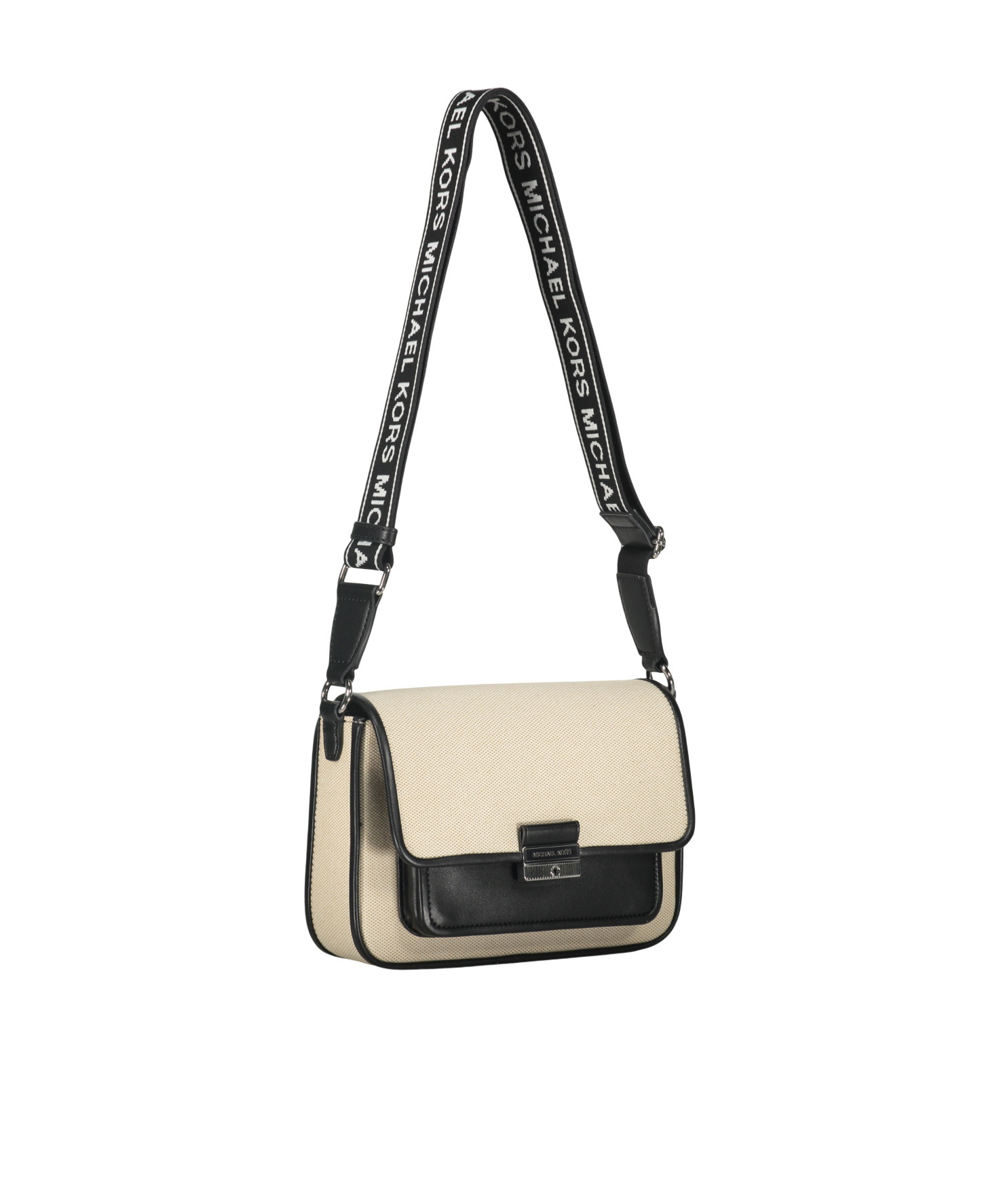 Michael Kors Bradshaw Medium Two-tone Canvas Messenger Bag