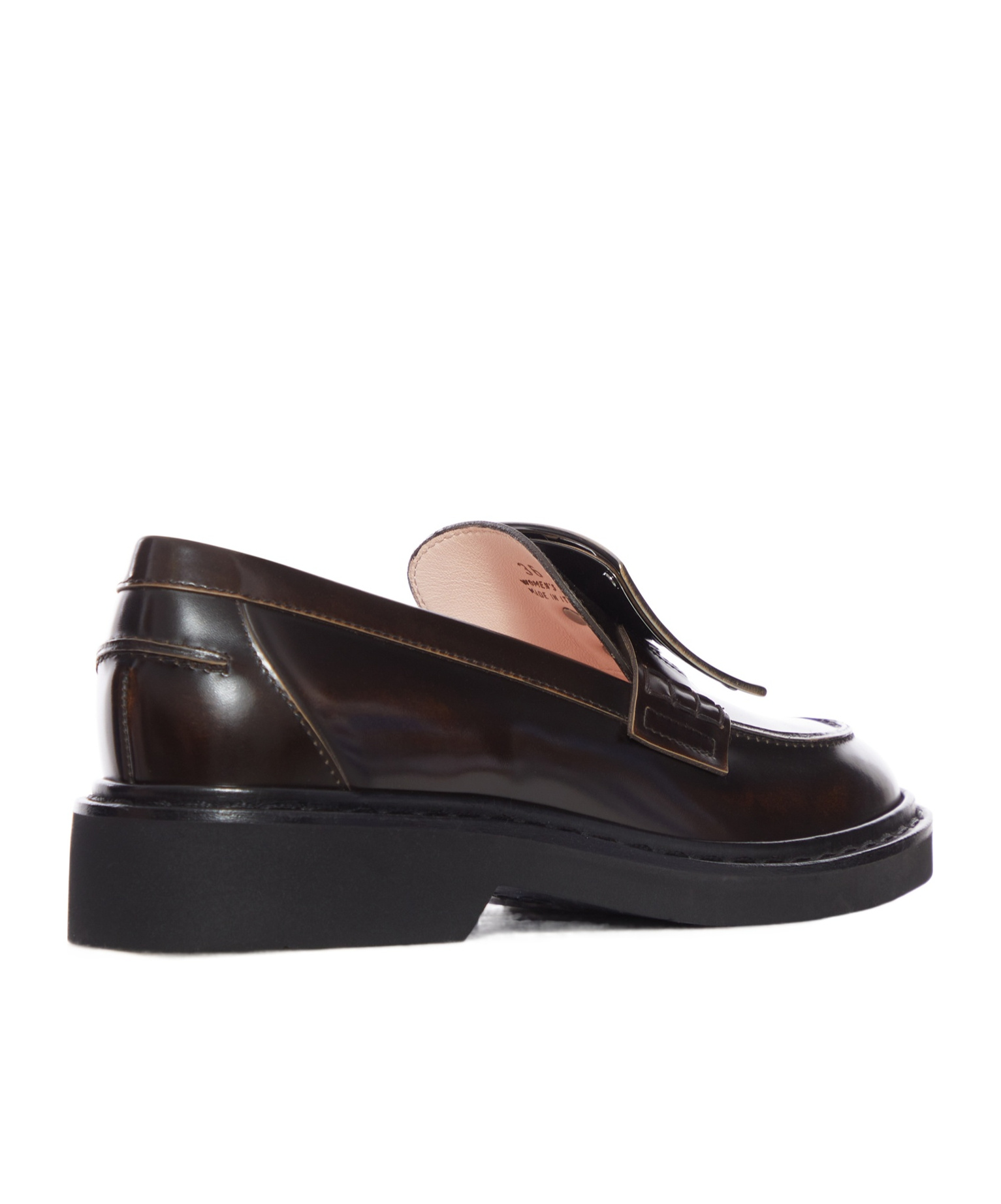 Roger Vivier Viv Rangers Met Buc 25 Loafers In Brown