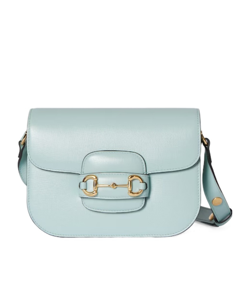Gucci Horsebit 1955 Small Shoulder Bag In Blue