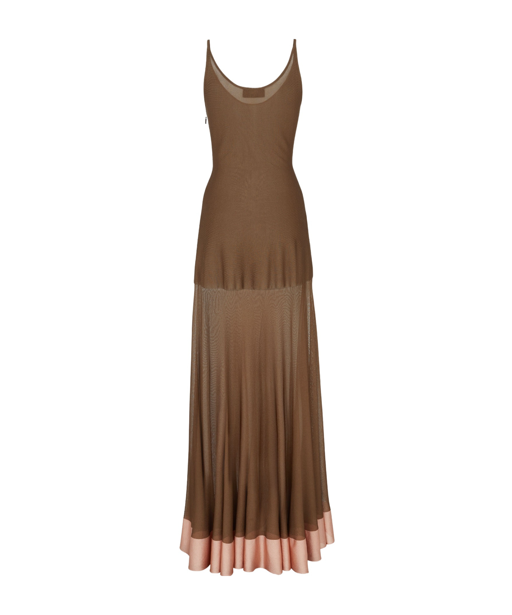 Fendi Sling Dress In Brown