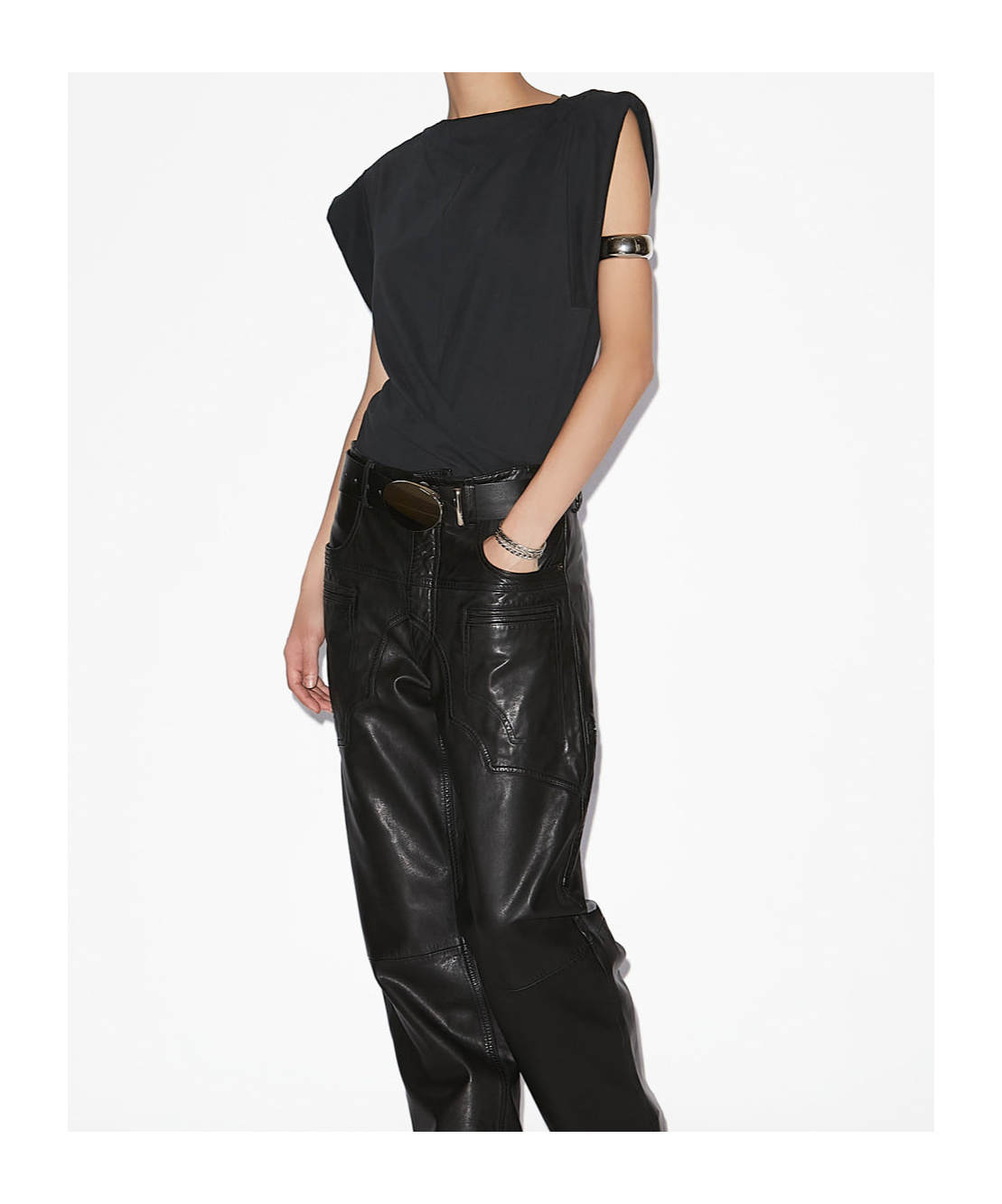 Isabel Marant Étoile Pendant T-shirt In Black