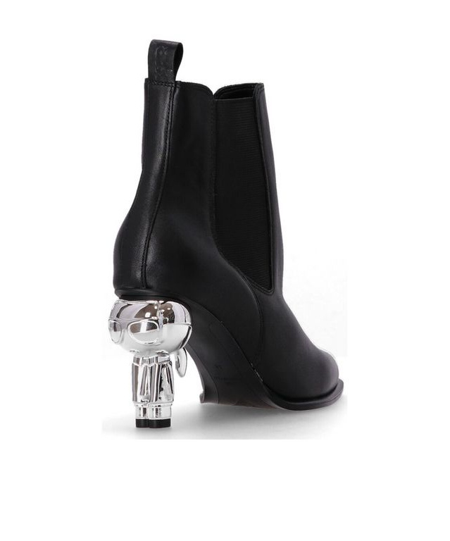 Karl Lagerfeld K/ikonik Heel Ankle Boots In Black