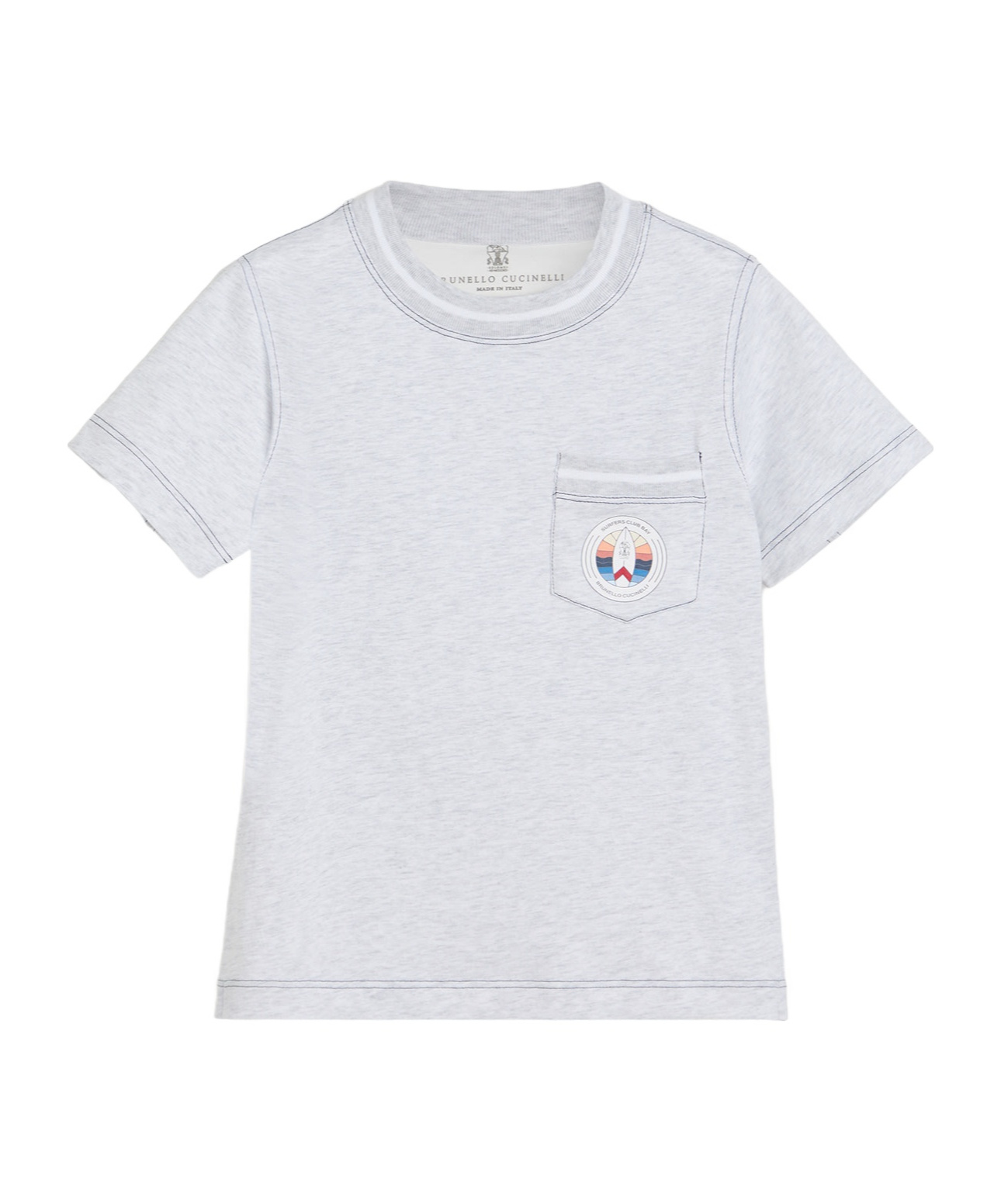 Brunello Cucinelli Surf-print T-shirt