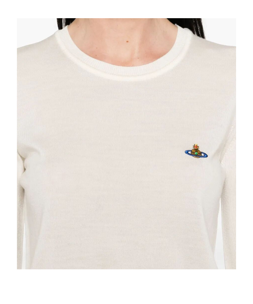 Vivienne Westwood Ls Hebo Top Clothing In White