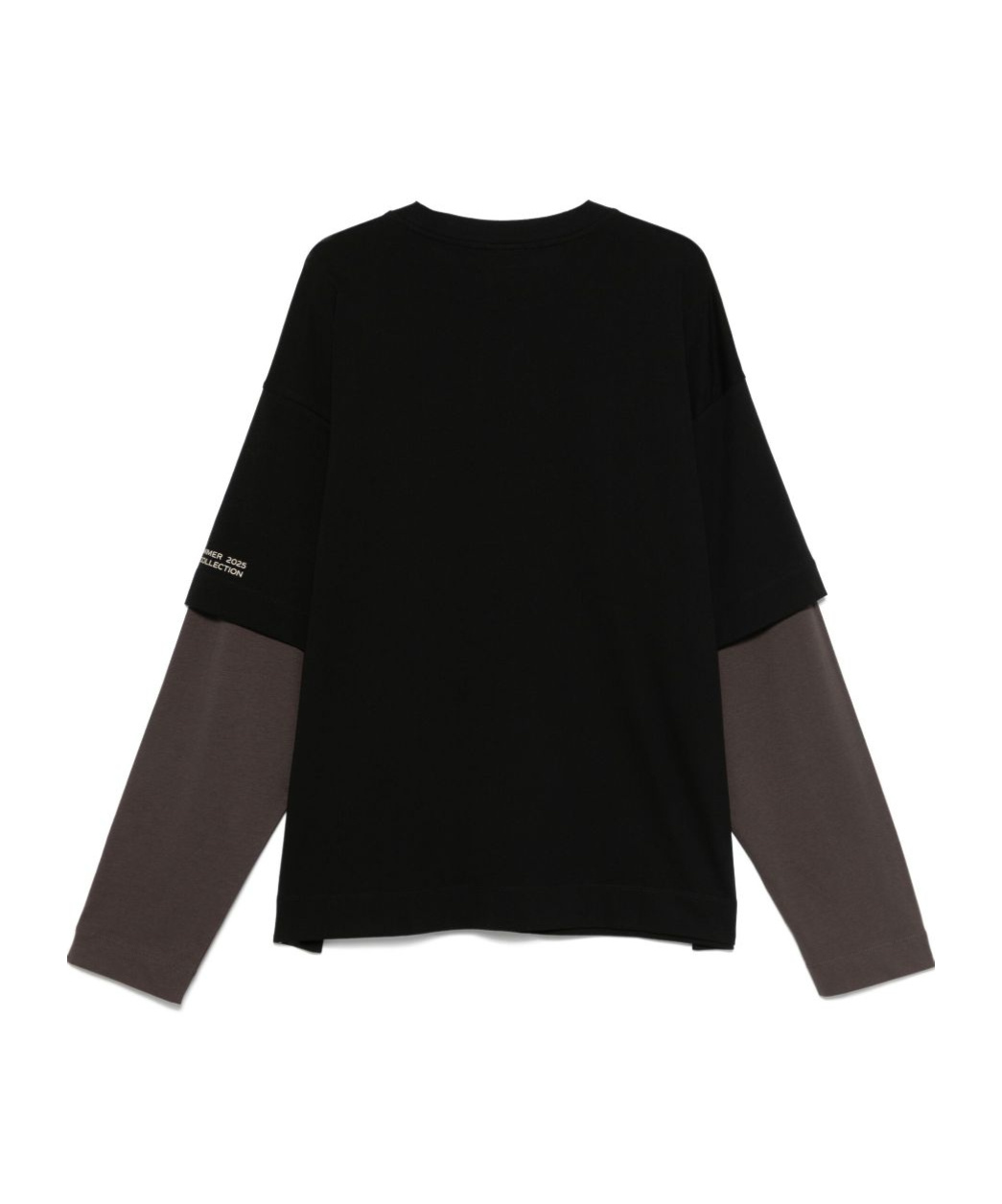 Dries Van Noten Mens Black Hemmings Crewneck Cotton-jersey T-shirt