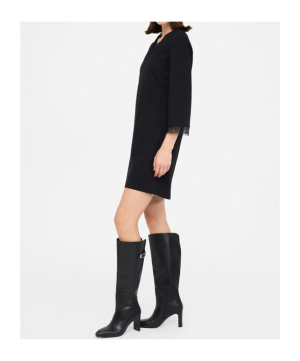 Liu •jo Lace Tunic Dress In Black