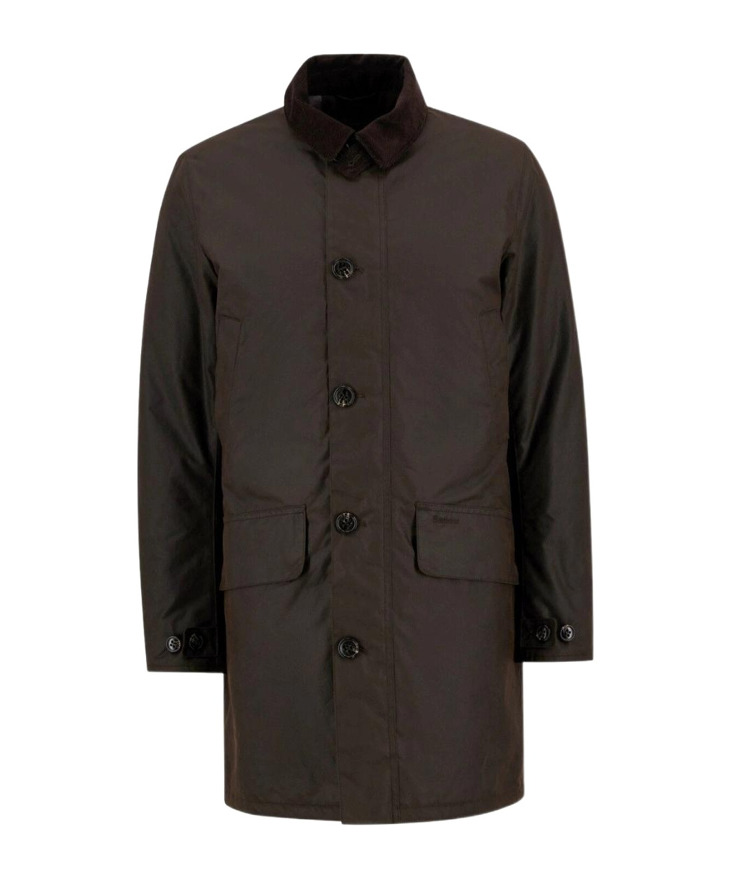 Barbour Long-sleeved Coat In Brown