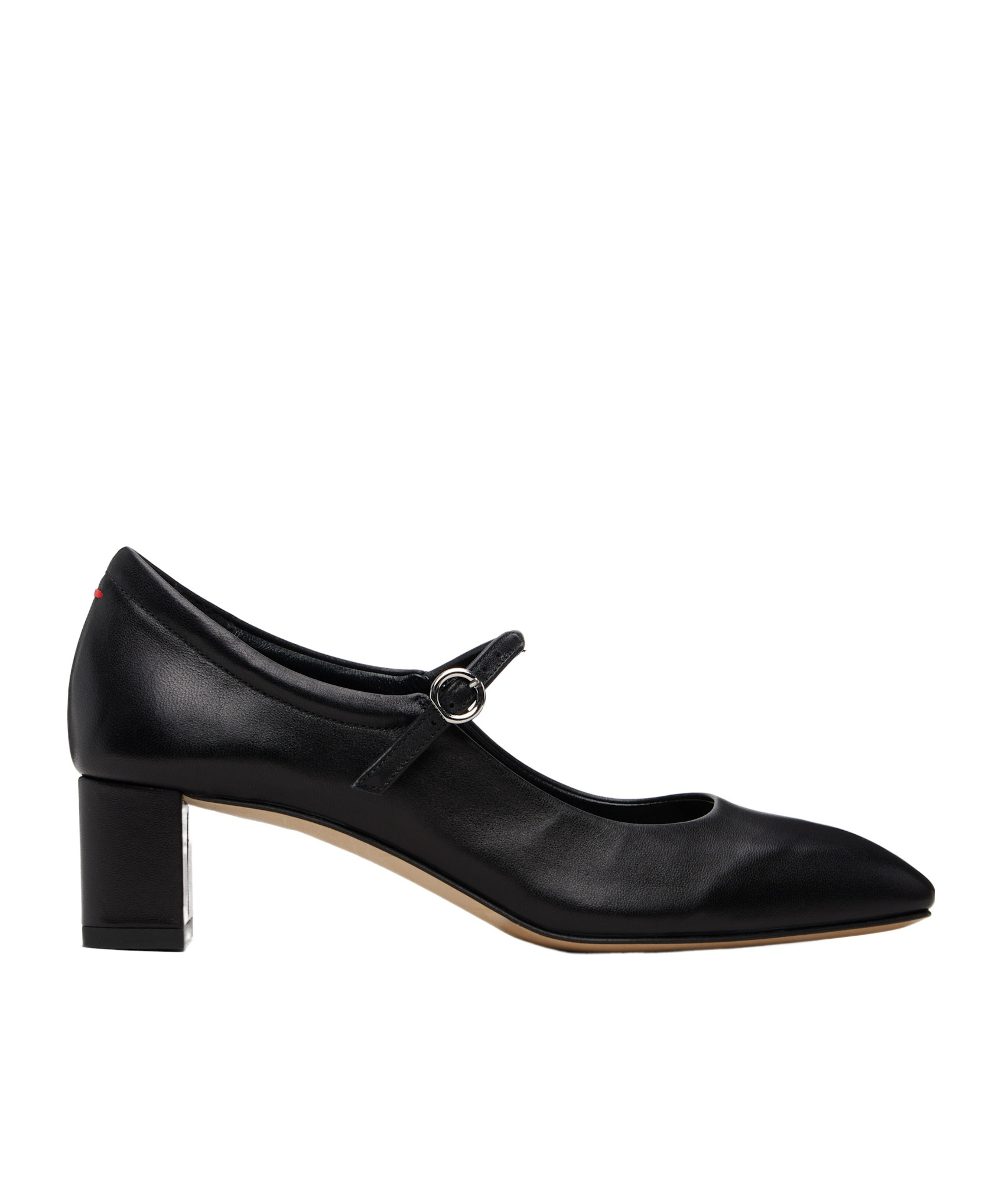 Aeyde Lina Mary Jane High Heels In Black