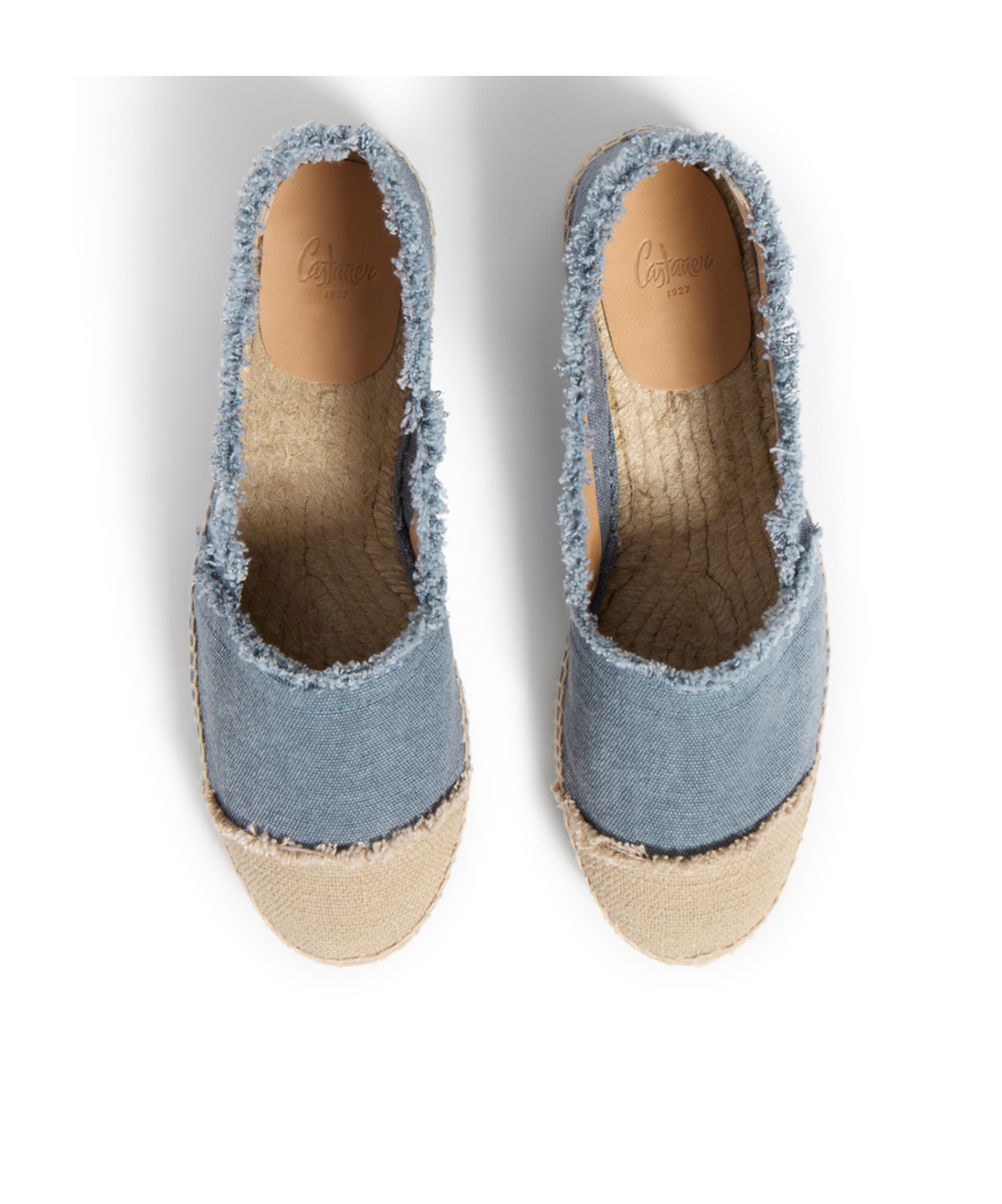 Castaã±er Kampala Two-tone Espadrilles In Nude