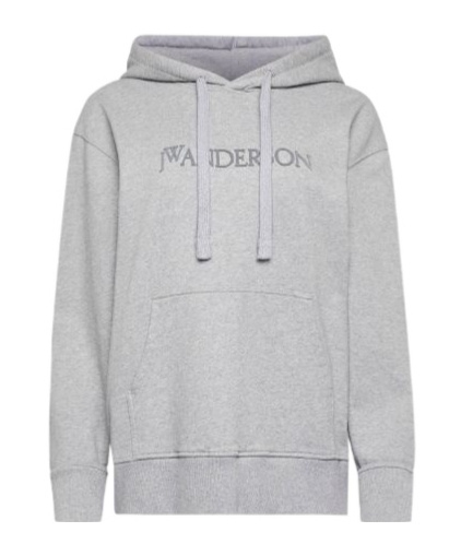 Jw Anderson J.w.anderson 'logo Embroidery' Sweatshirt In Gray