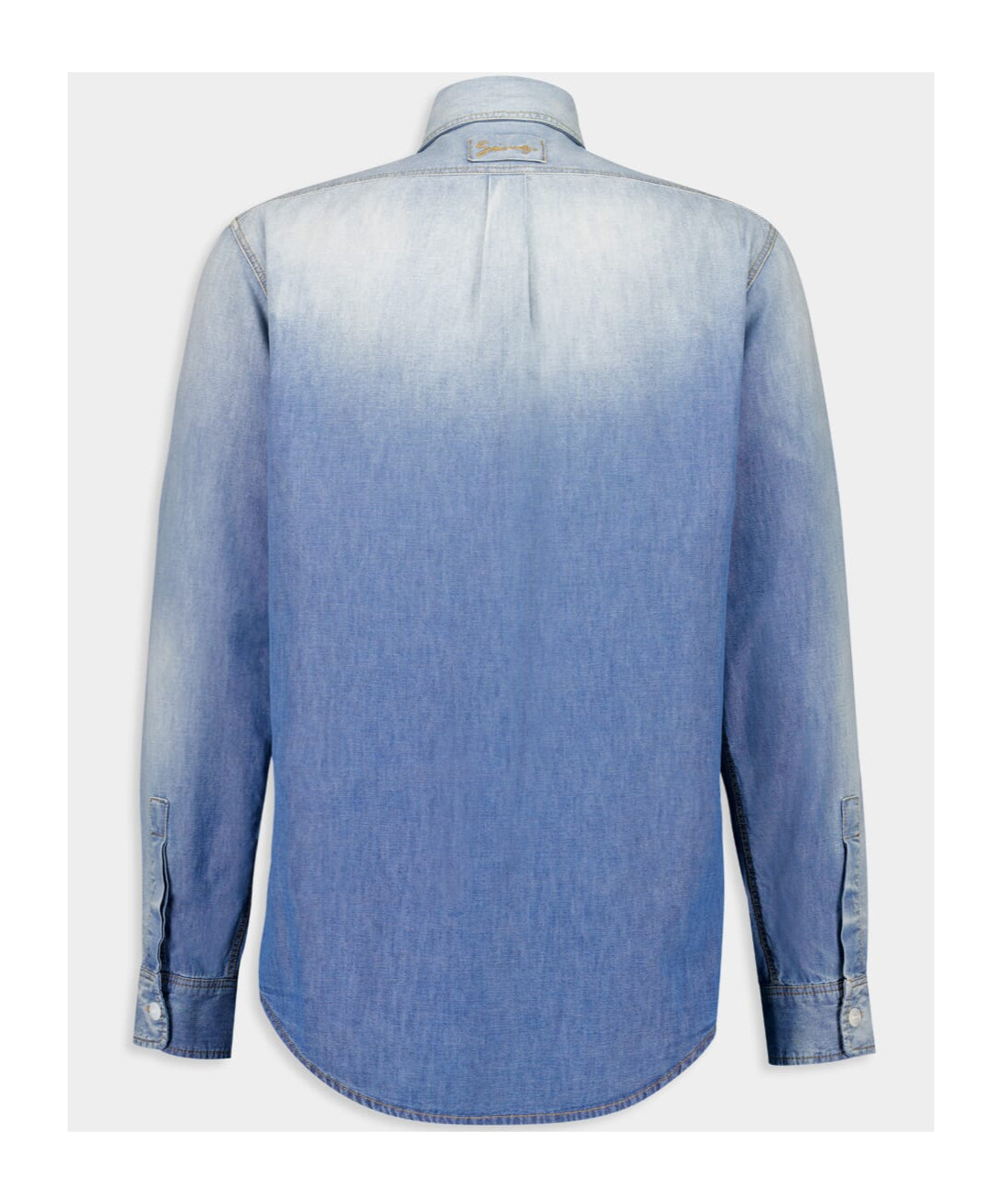 Givenchy Denim Shirt With Chest Pockets And Long Sleeves In Blue