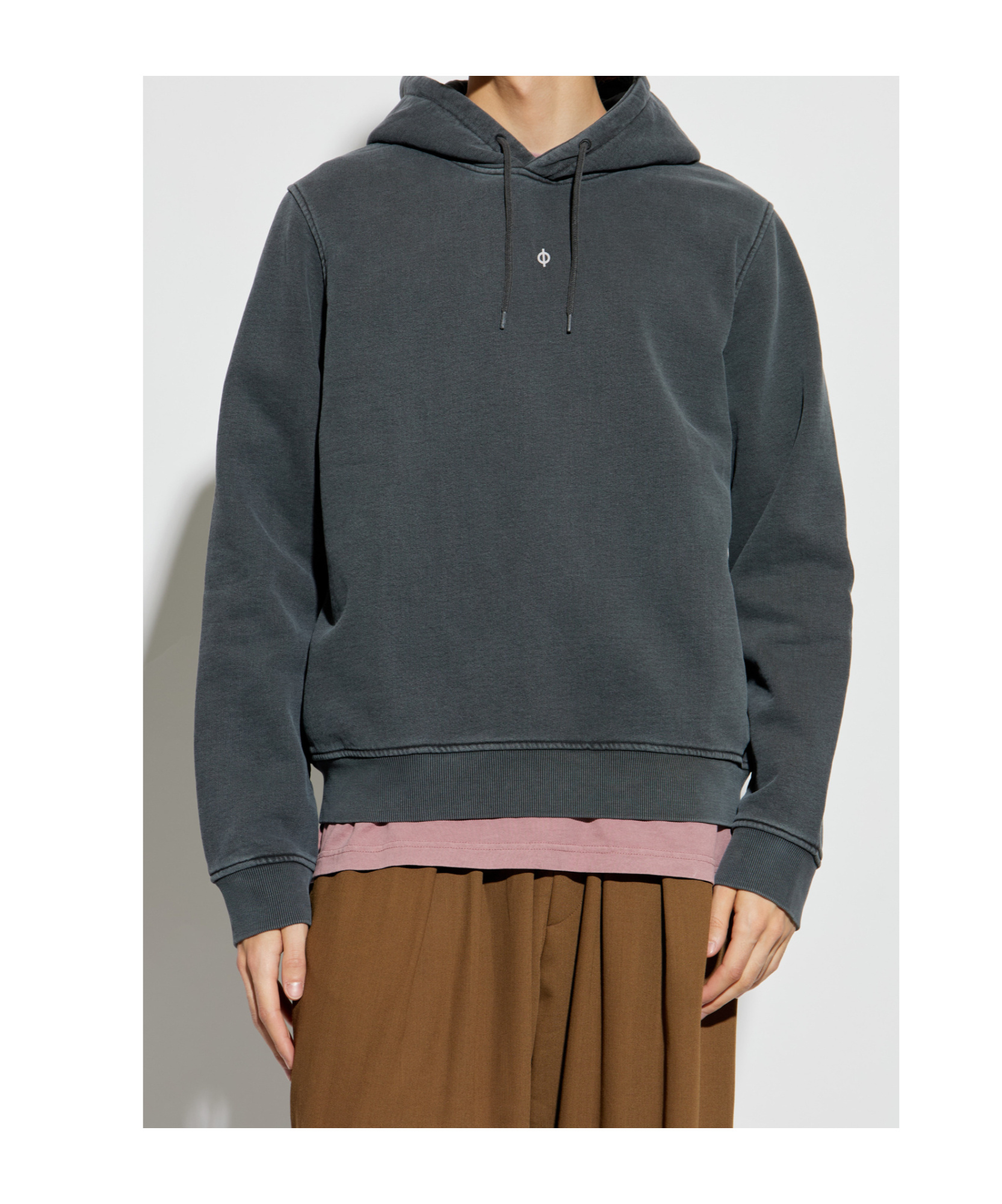 Samsoe & Samsoe Long Sleeve Sweatshirt In Gray