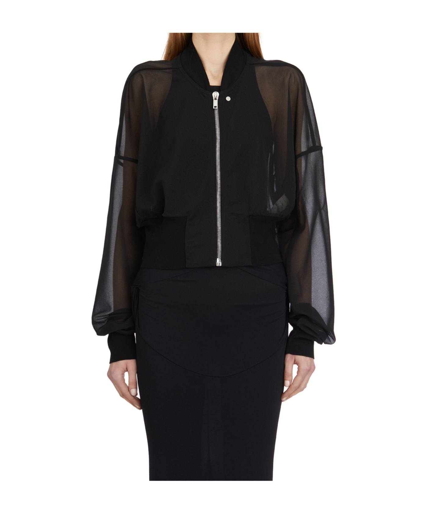 Rick Owens Organza Jacket Flight Jacket
